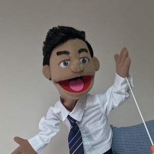 Marionetta personalizzata fatta a mano con il tuo design o foto, marionetta da ventriloquo professionale