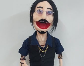 Marionnette faite main personnalisée selon votre modèle ou photo, marionnette ventriloque professionnelle