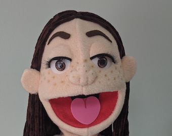 Kundenspezifische handgemachte Puppe nach Ihrem Design oder Foto, professionelle Bauchrednerpuppe