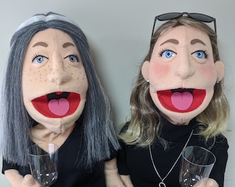 Custom Handmade Girl Puppet by Your Design or Photo 