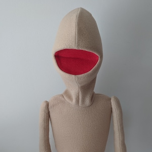 Half Body Latino Puppet You Add Features To, Professional Style Hand Rod BLANK Puppet, Ventriloquist Puppet
