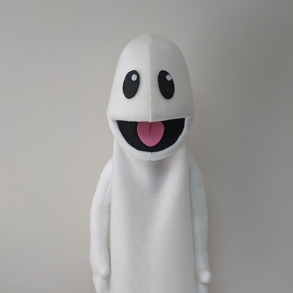Ghost Ventriloquist Puppet, Funny Puppet, Professional Style Hand Rod Puppet