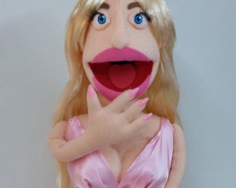 Custom Handmade Puppet by your design or photo, Professional Ventriloquist Puppet