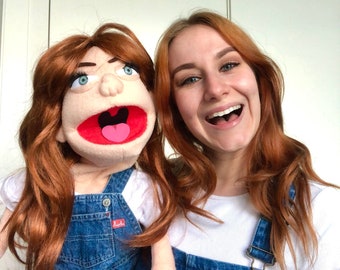 Custom Handmade Puppet by your design or photo, Professional Ventriloquist Puppet