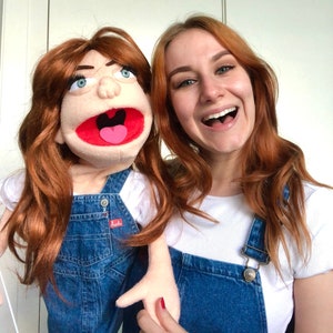 Custom Handmade Puppet by your design or photo, Professional Ventriloquist Puppet