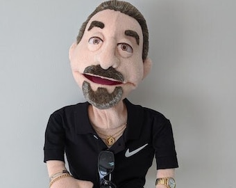 Custom Handmade Puppet by your design or photo, Professional Ventriloquist Puppet