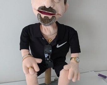 Custom Handmade Puppet by your design or photo, Professional Ventriloquist Puppet