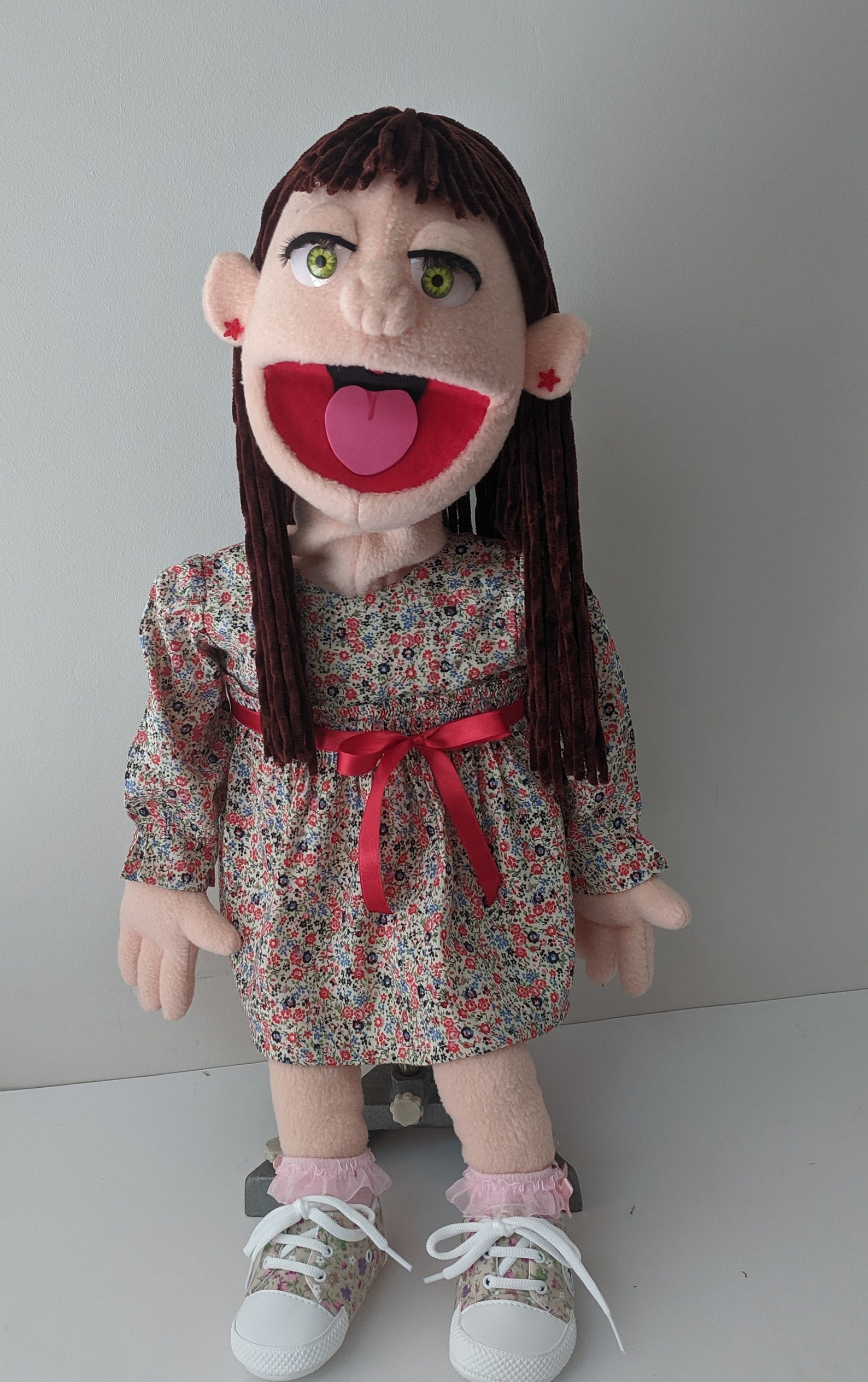 Professional Ventriloquist Puppet Funny Girl Puppet Custom Etsy