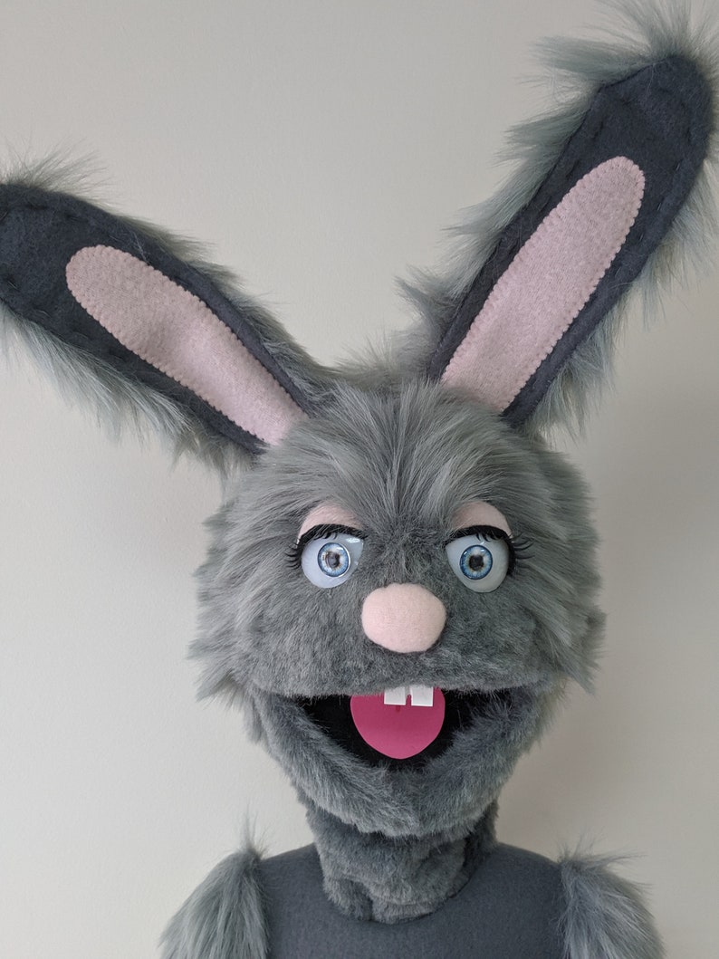 Bunny Rabbit Full Body Puppet You Add Features To Etsy