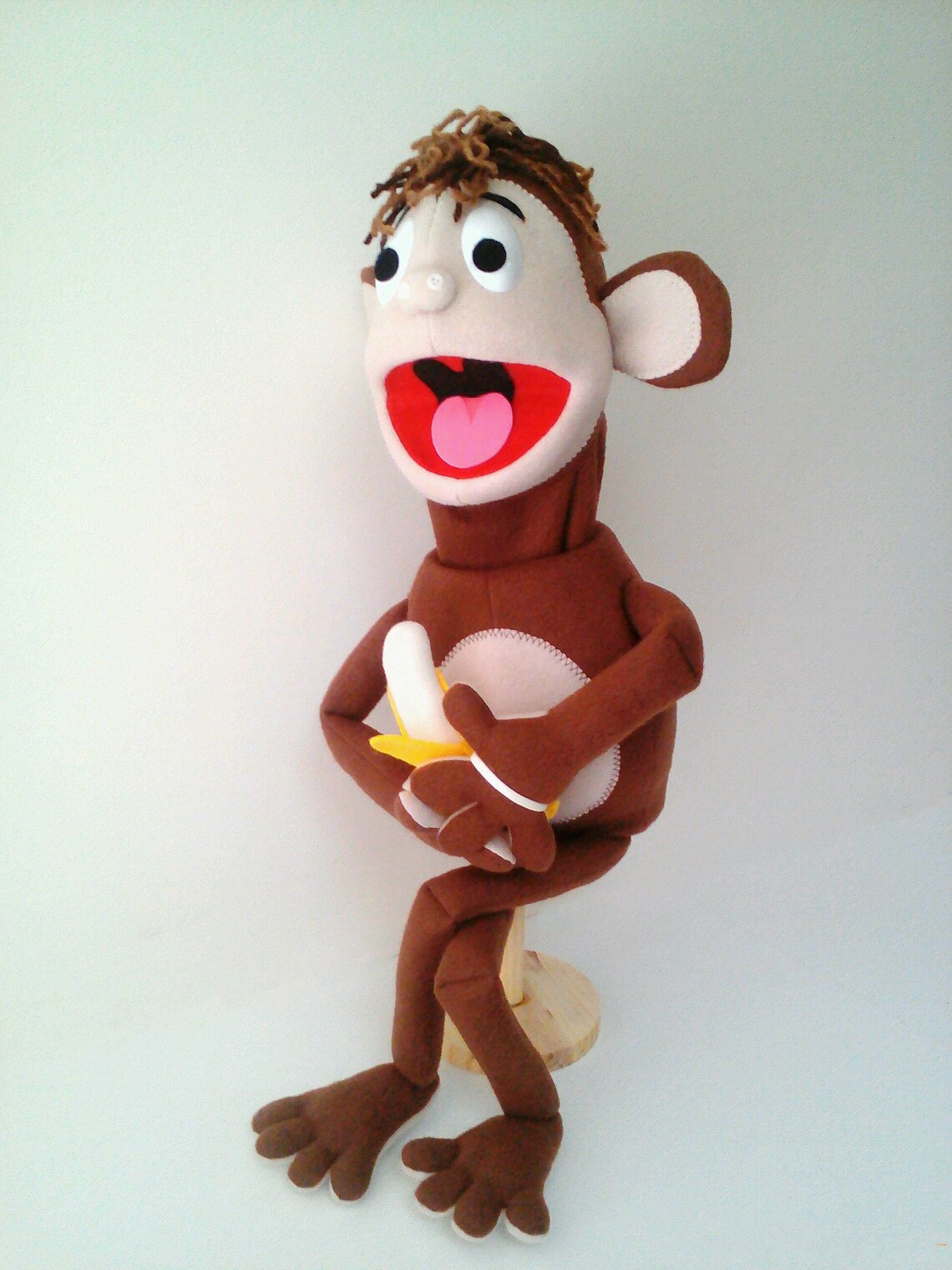 Monkey Ventriloquist Puppet Funny Full Body Puppet Etsy