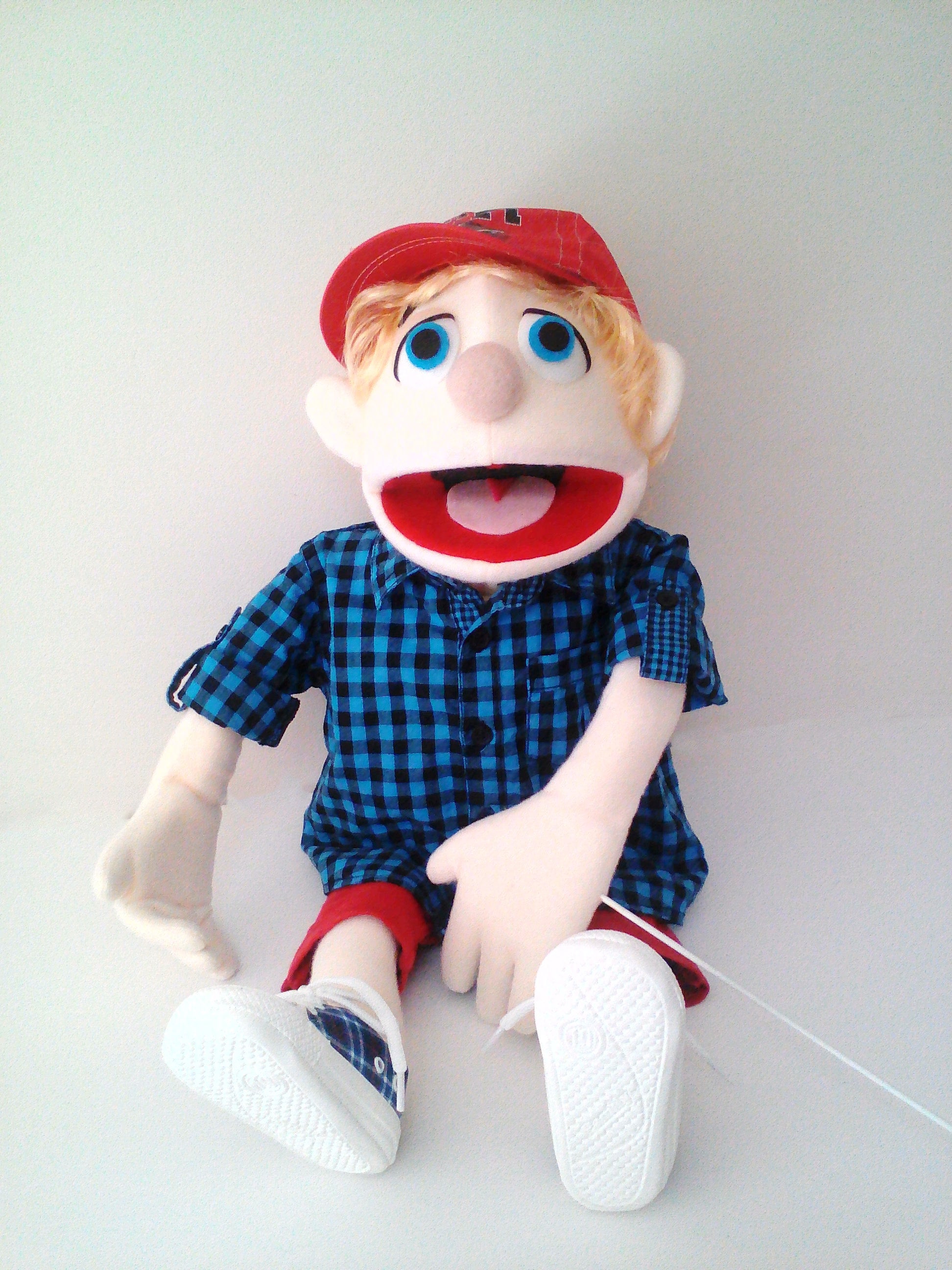 Professional Ventriloquist Puppet Funny Boy Puppet Custom Etsy