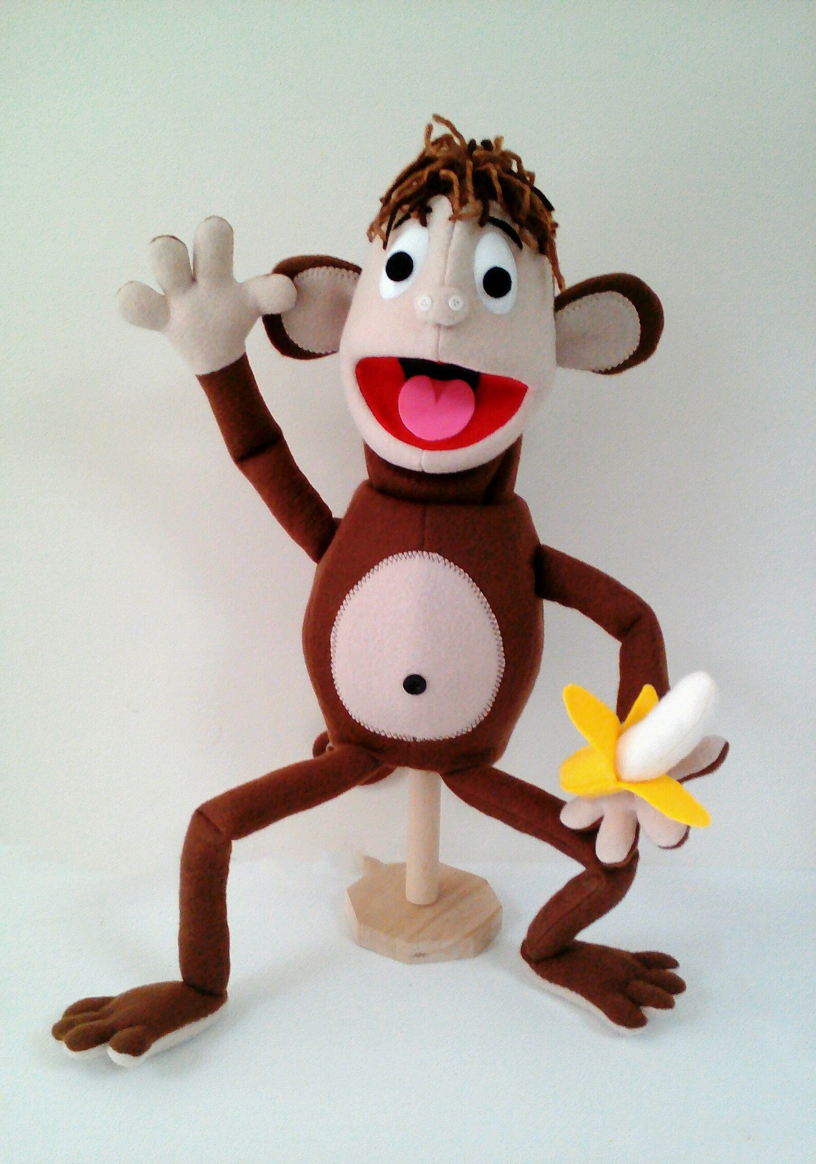 Monkey Ventriloquist Puppet Funny Full Body Puppet Etsy