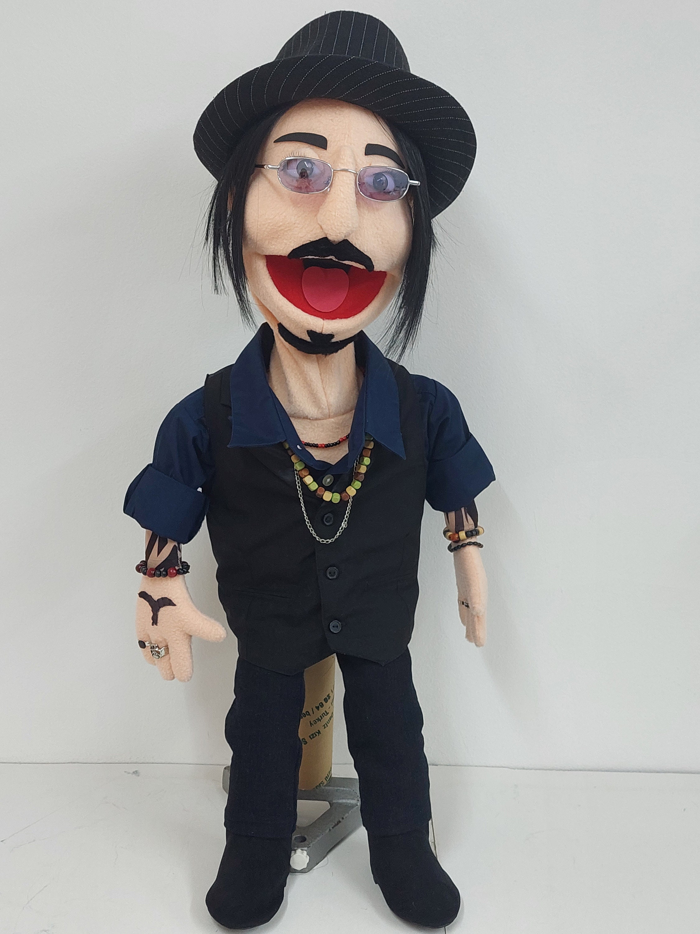 Marionnette personnalisée faite à la main par votre design ou photo,  Marionnette ventriloque professionnelle -  France