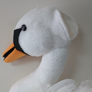 Swan Custom Handmade Puppet by Your Design or Photo, Professional