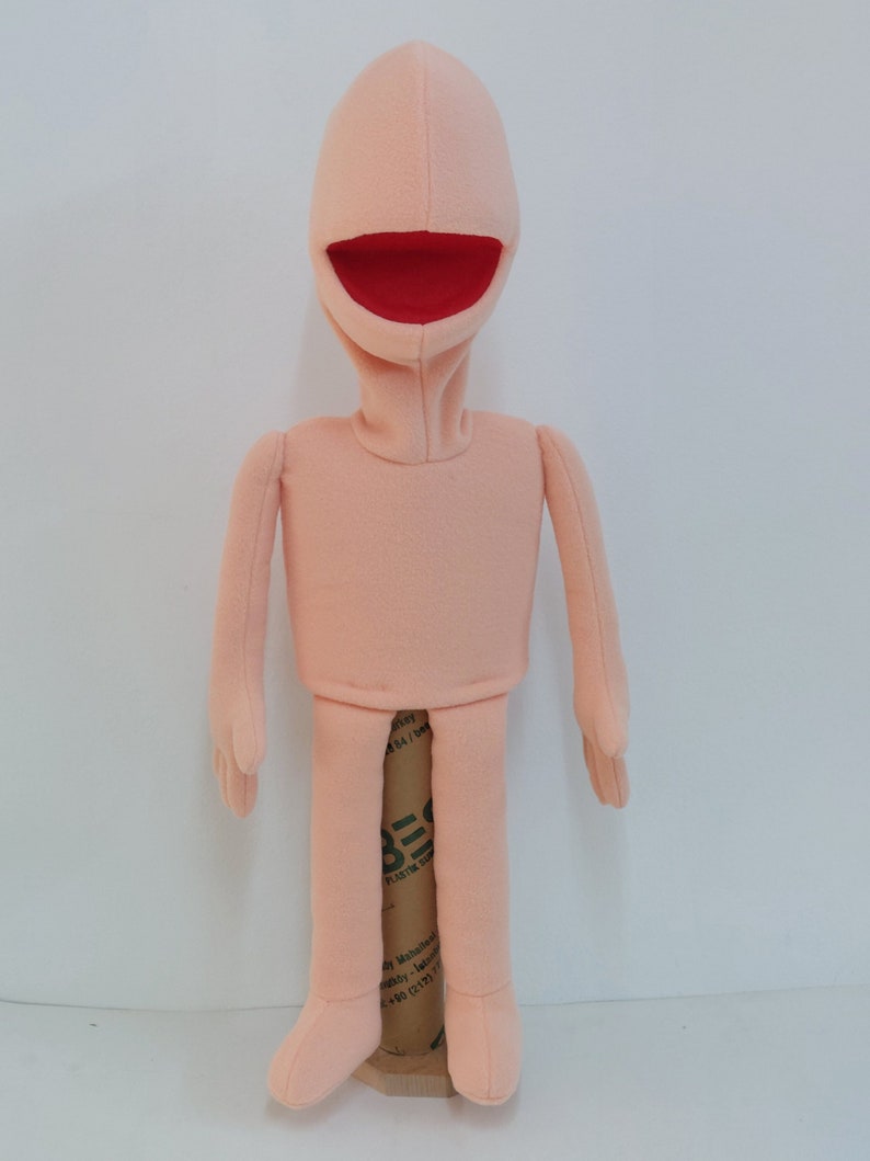 Full Body Puppet You Add Features To, Professional Style Hand Rod BLANK Puppet, Ventriloquist Puppet image 1