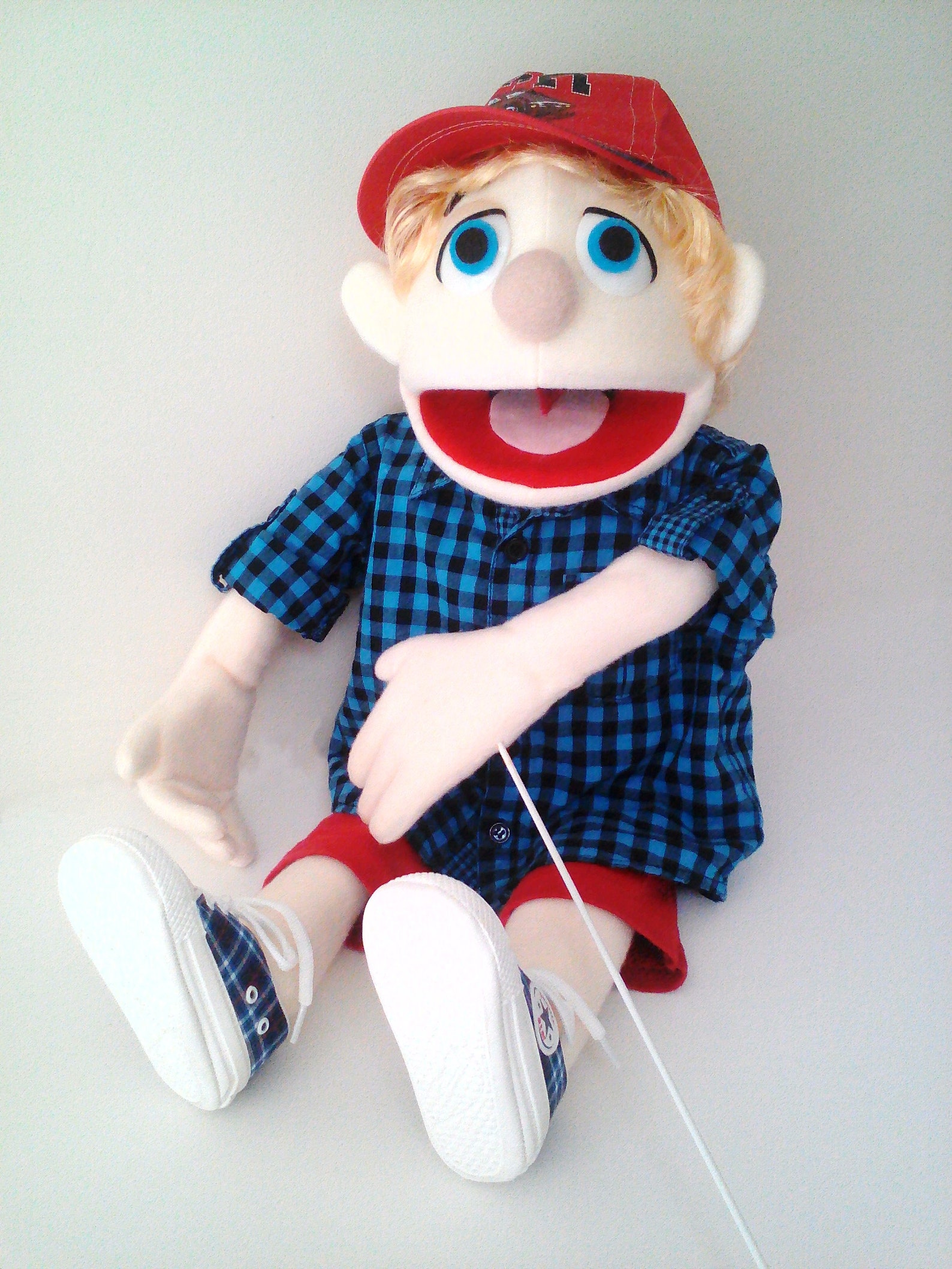 Professional Ventriloquist Puppet Funny Boy Puppet Custom Etsy