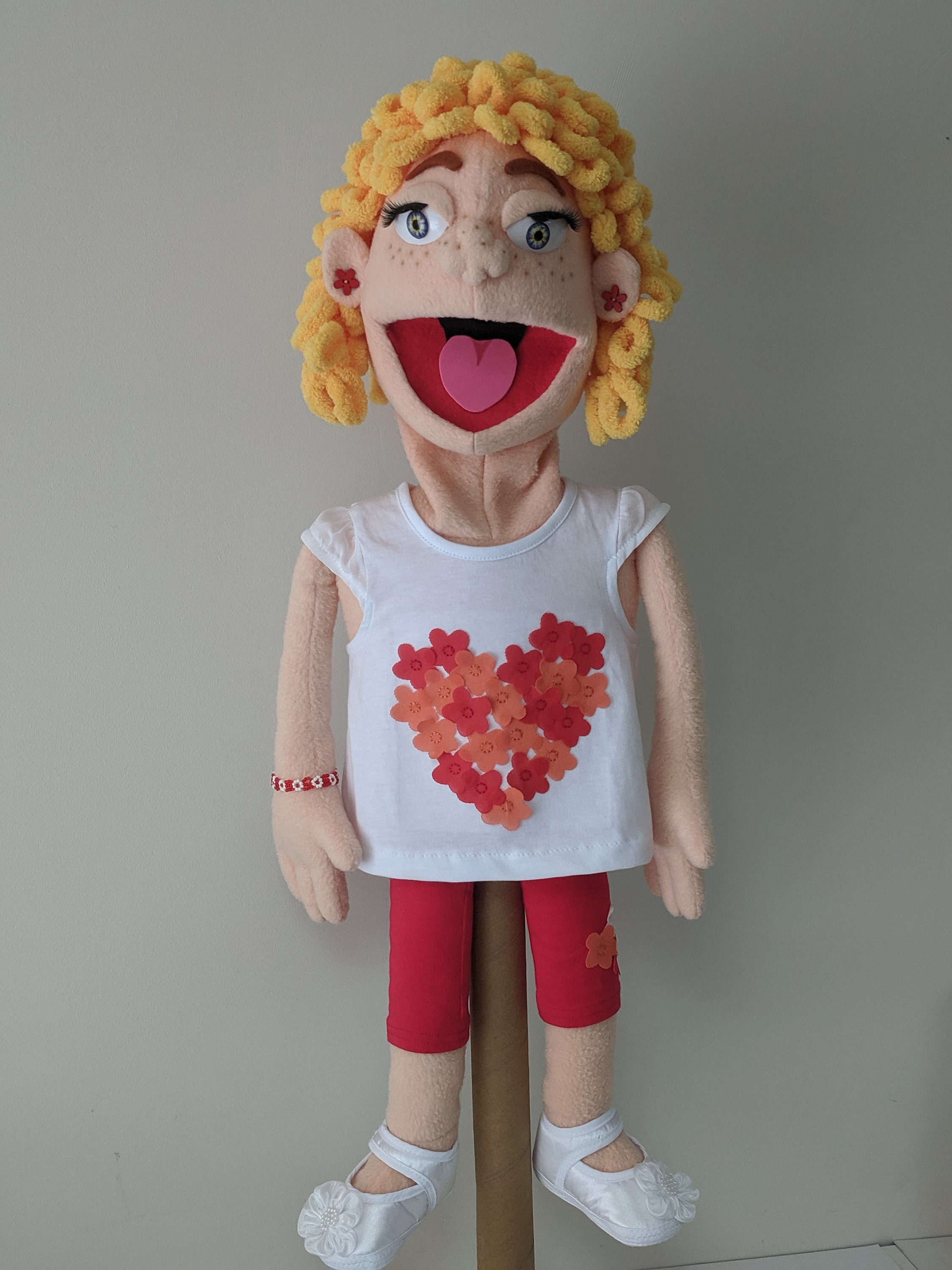 Toys & Games Custom Style Hand Rod Puppet Professional Ventriloquist