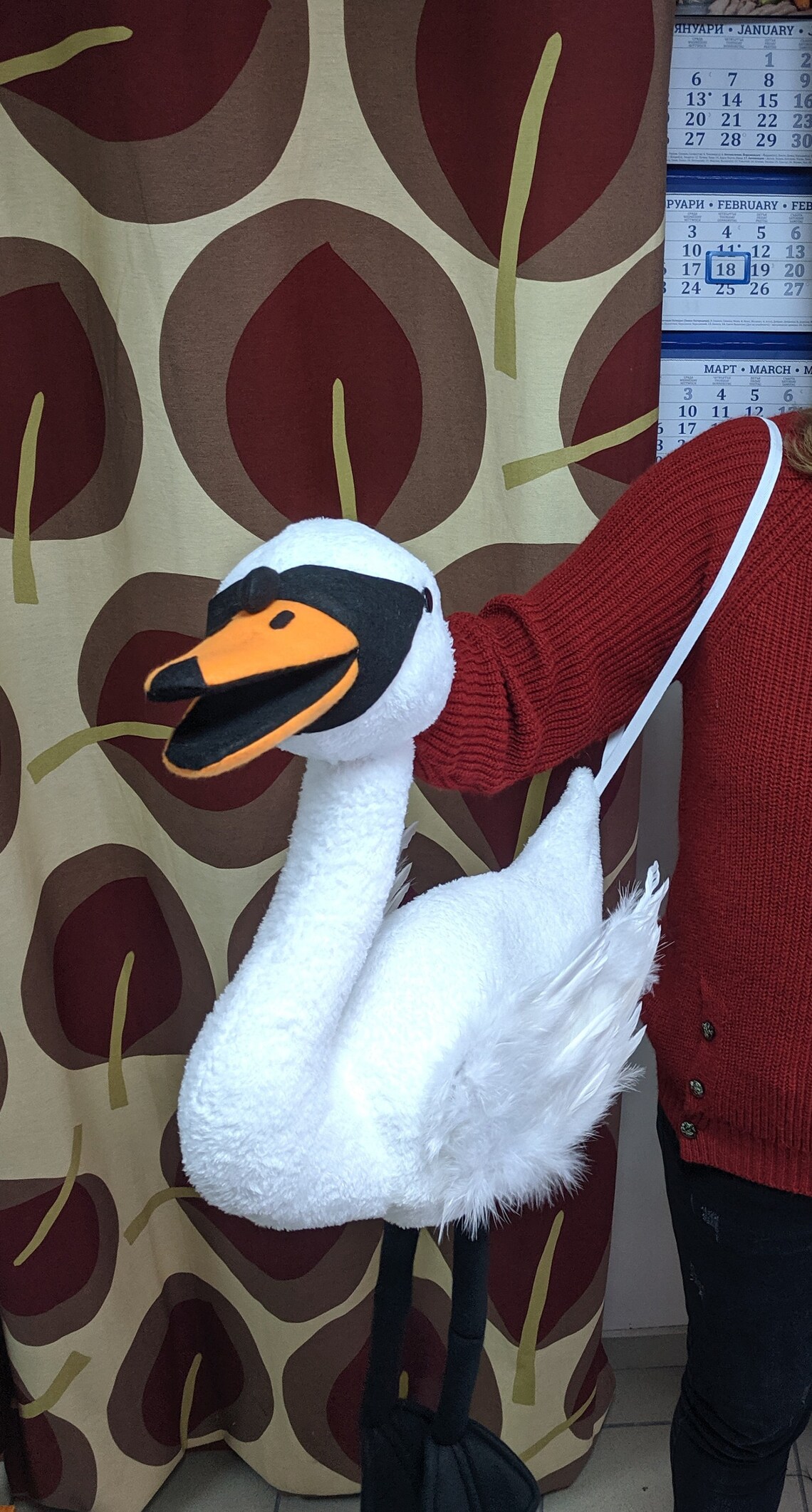 Swan Custom Handmade Puppet by Your Design or Photo | Etsy UK