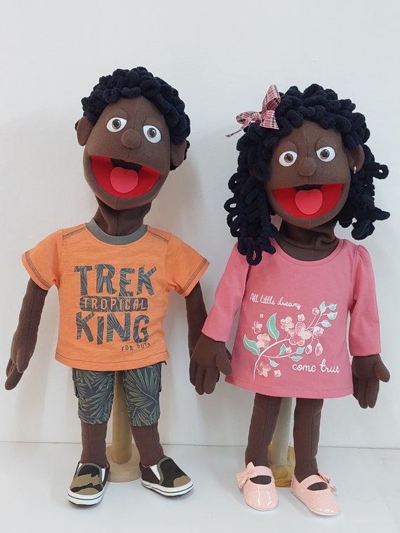 Marionnette Ventriloque Silly Puppets – 65 Cm, Corps Rembourré, Bouche Facile à Manier – Tige De Contrôle Incluse – Idéale Pour Spectacles Et Thérapie (Dès 5 Ans)