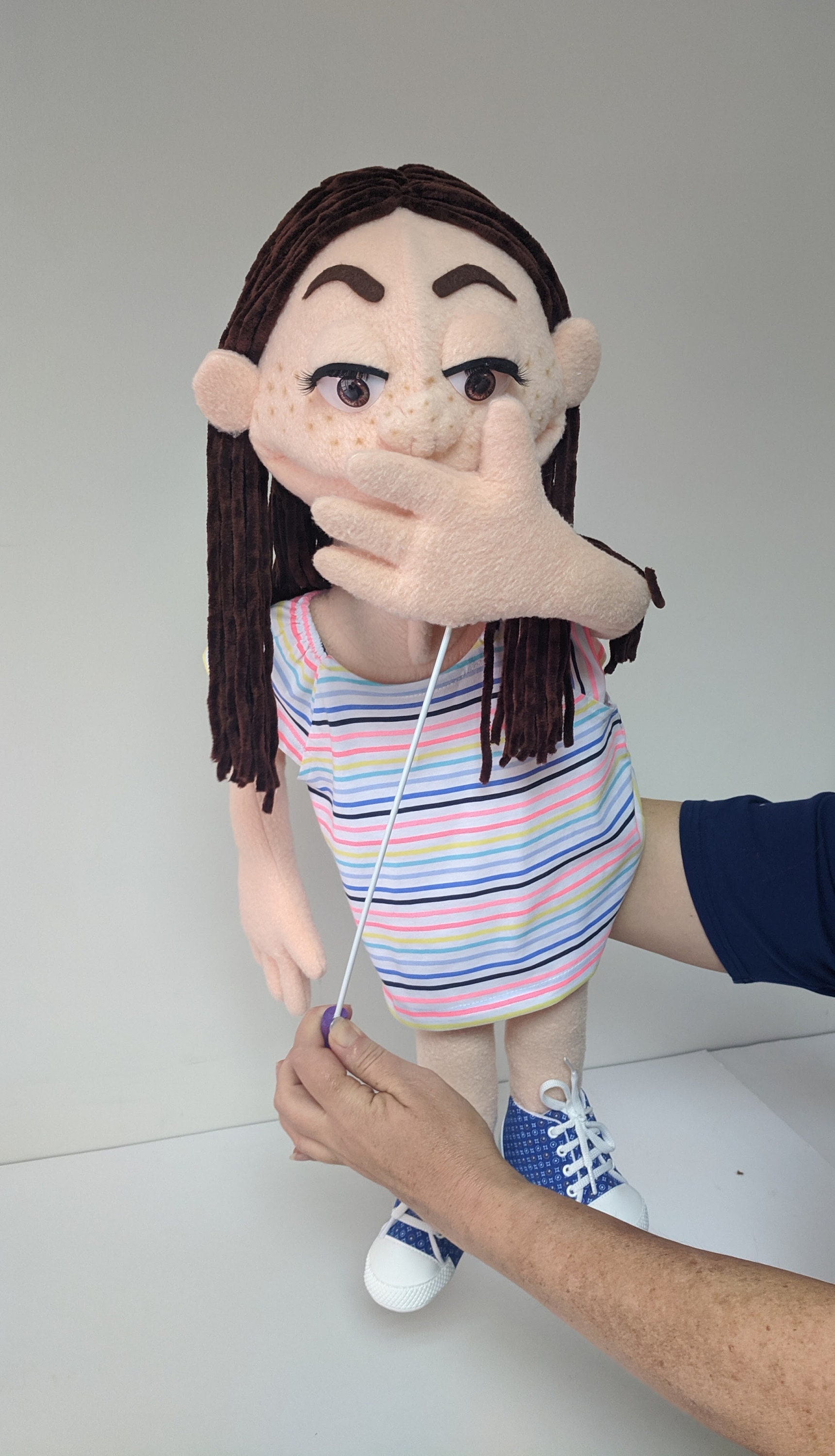 Marionnette personnalisée faite à la main par votre design ou photo, Marionnette  ventriloque professionnelle -  France