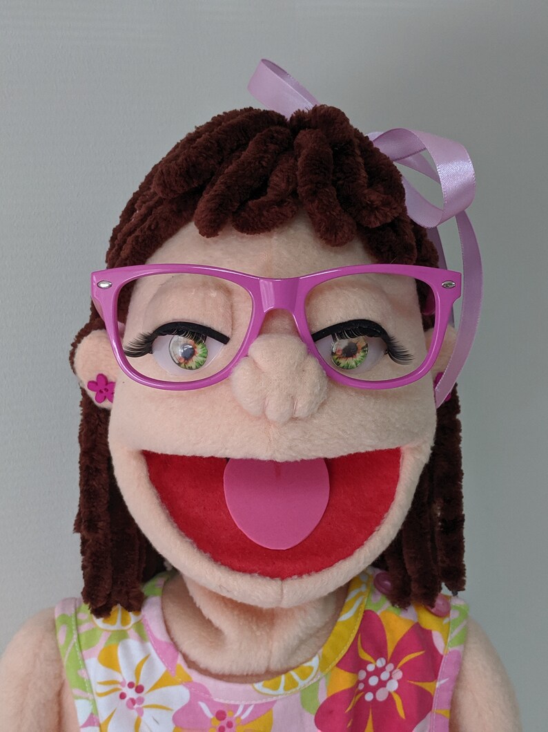 Professional Ventriloquist Puppet Funny Girl Puppet Custom Etsy