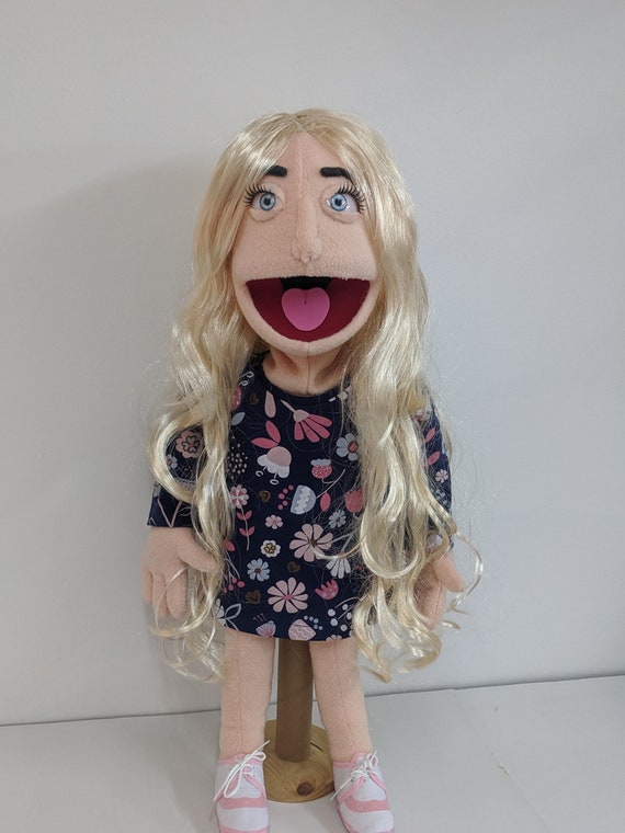 Marionnette de fille faite à la main personnalisée par votre conception ou  photo, Marionnette ventriloque professionnelle -  France