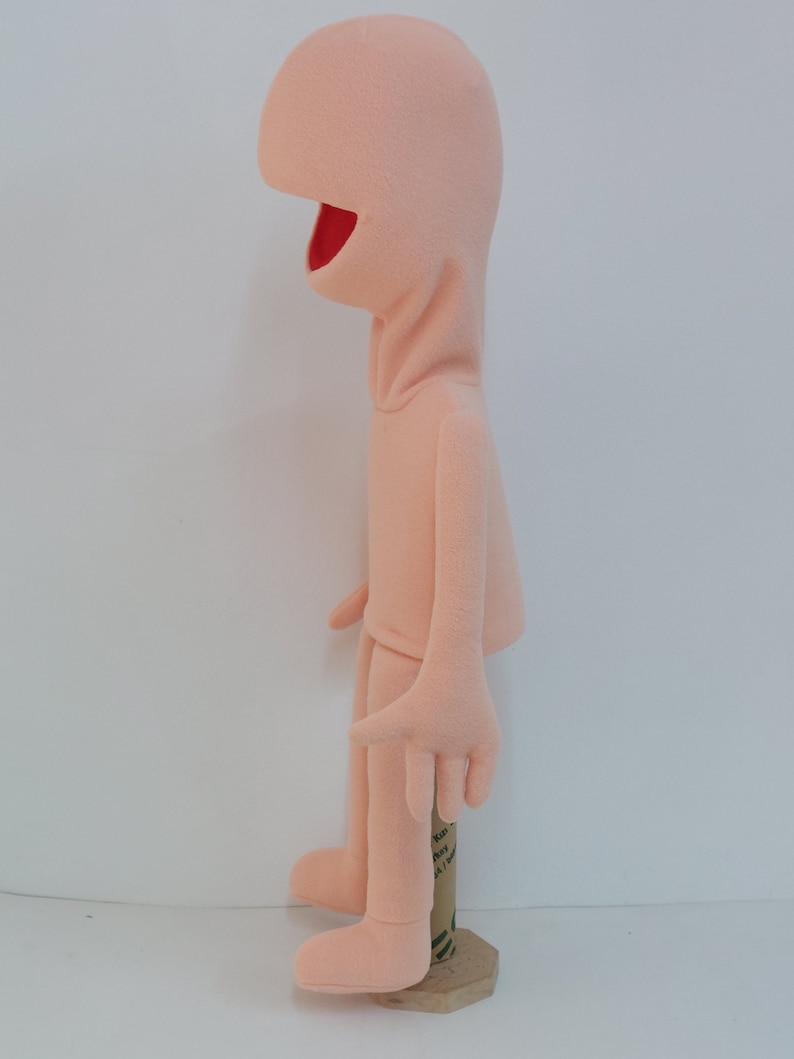 Full Body Puppet waaraan u functies toevoegt, professionele stijl Hand Rod BLANK Puppet, Buikspreker Puppet afbeelding 3