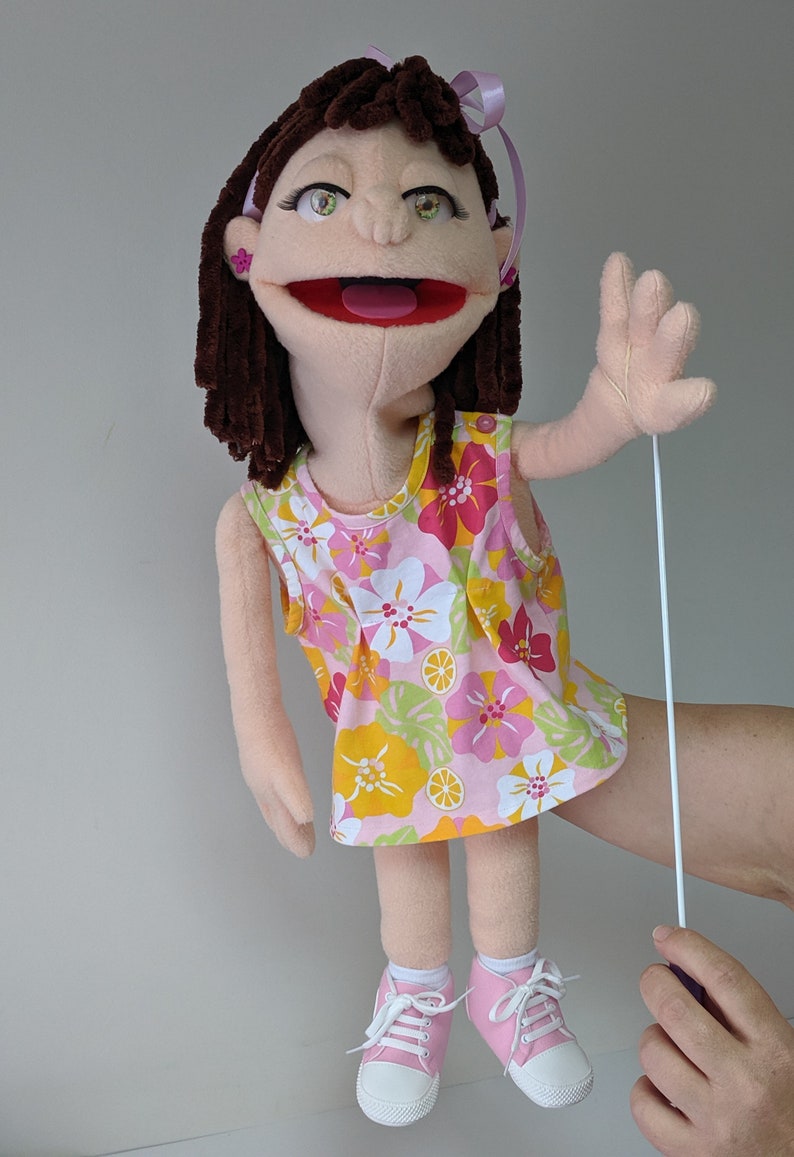 Professional Ventriloquist Puppet Funny Girl Puppet Custom Etsy