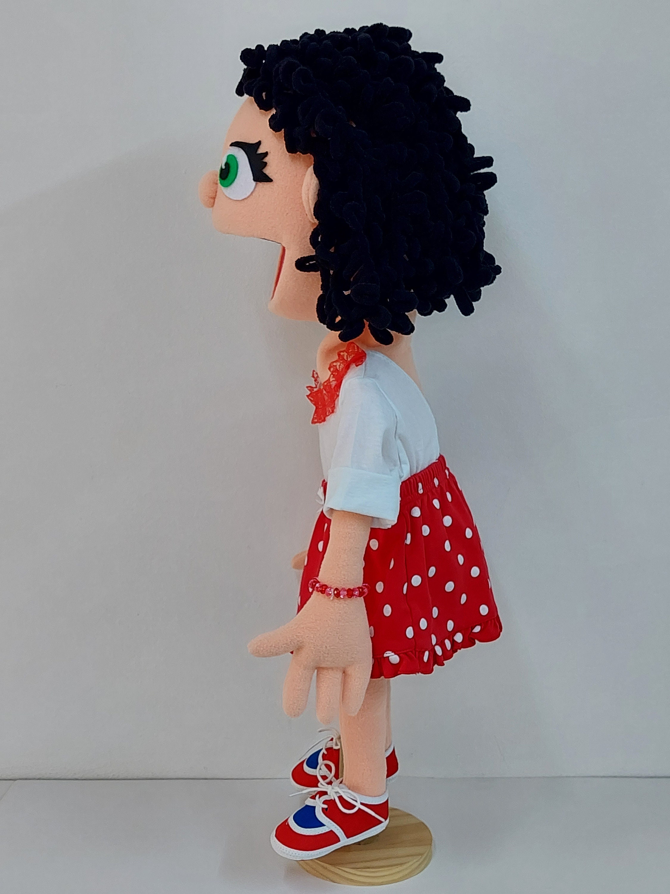 Marionnette ventriloque fille douce, marionnette drôle, marionnette à tige  de style professionnel -  Canada