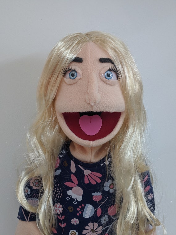 Custom Handmade Girl Puppet by Your Design or Photo 