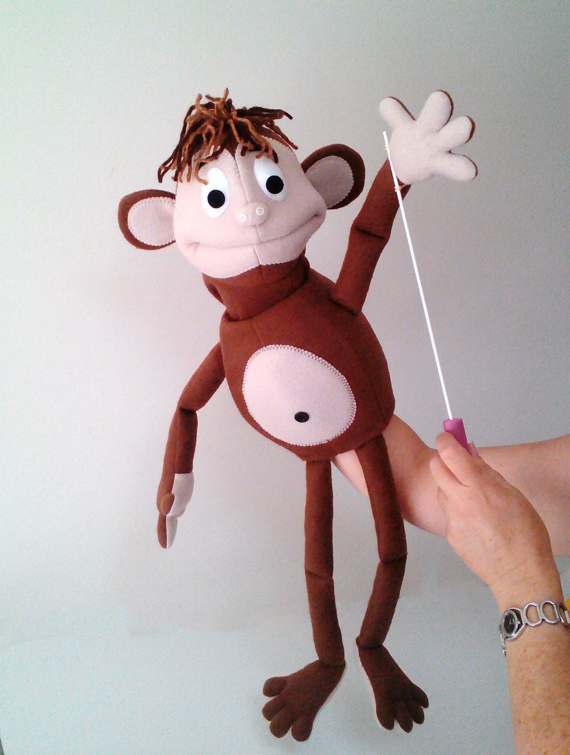 Monkey Ventriloquist Puppet Funny Full Body Puppet Etsy
