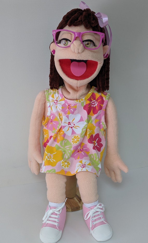 Professional Ventriloquist Puppet Funny Girl Puppet Custom Etsy
