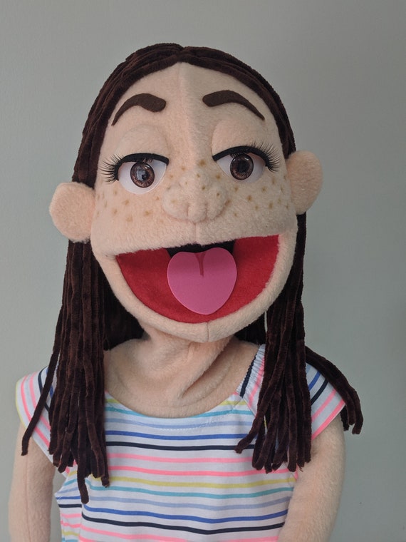 Marionnette de fille faite à la main personnalisée par votre conception ou  photo, Marionnette ventriloque professionnelle -  France