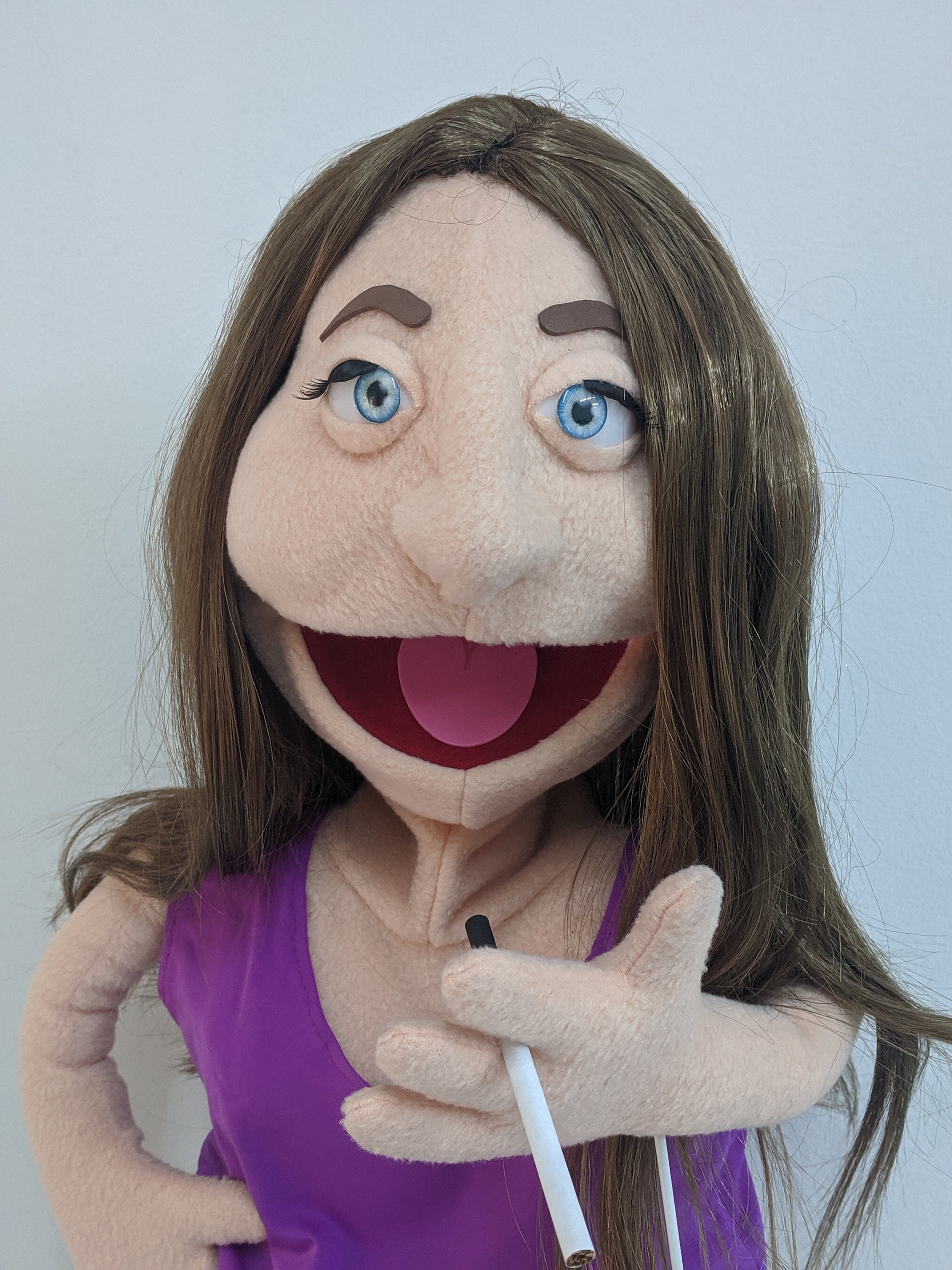 Marionnette personnalisée faite à la main par votre design ou photo, Marionnette  ventriloque professionnelle -  France
