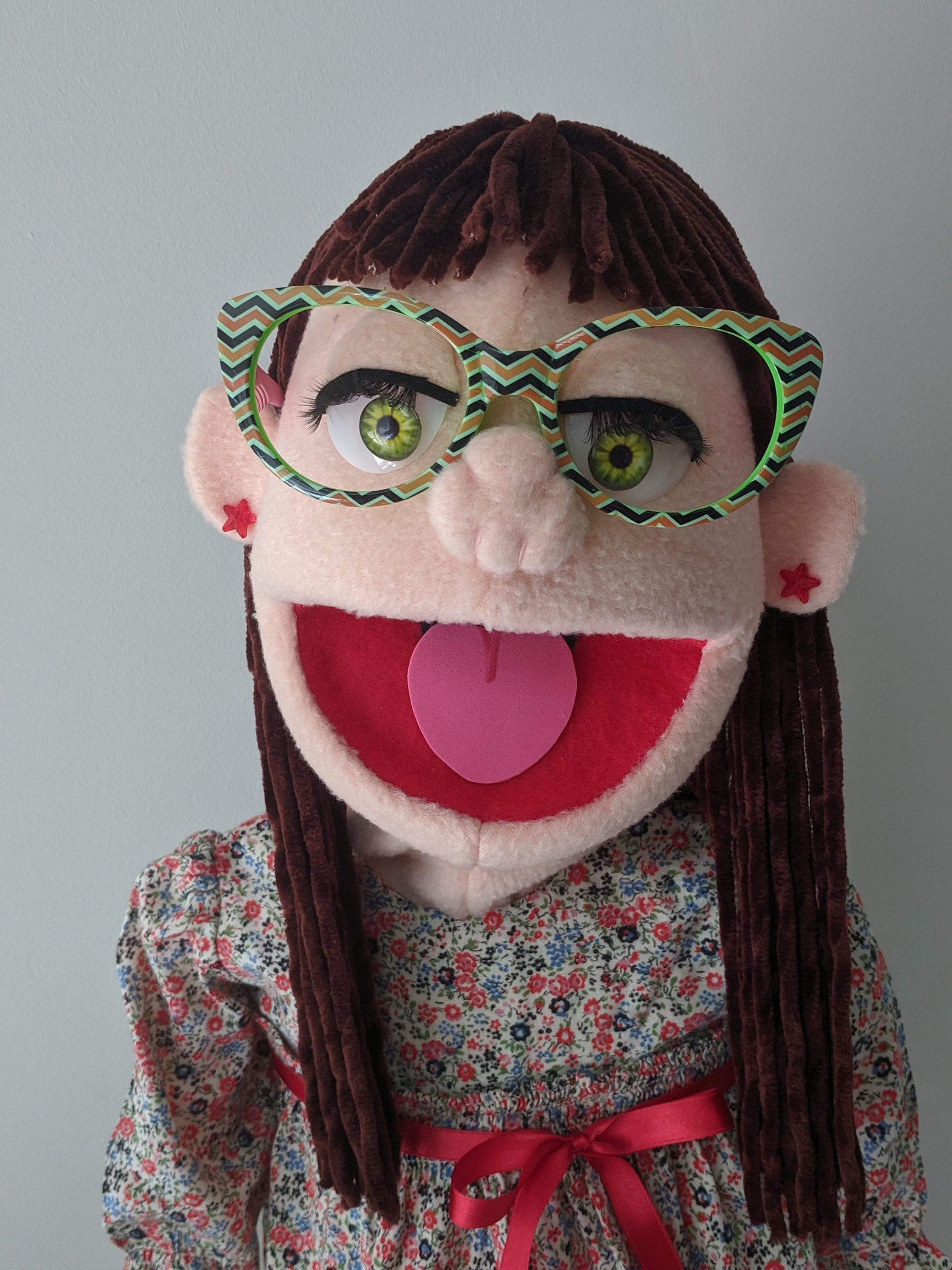Professional Ventriloquist Puppet Funny Girl Puppet Custom Etsy