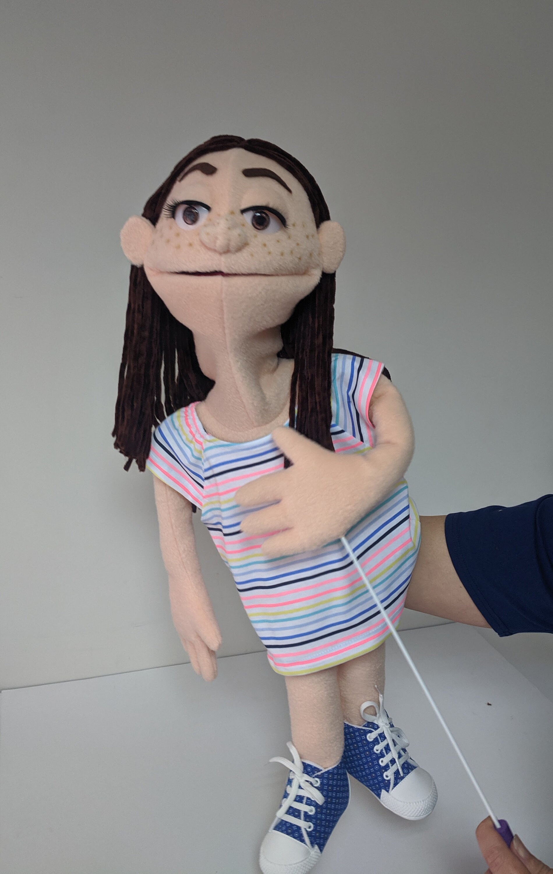 Marionnette de fille faite à la main personnalisée par votre conception ou  photo, Marionnette ventriloque professionnelle -  France