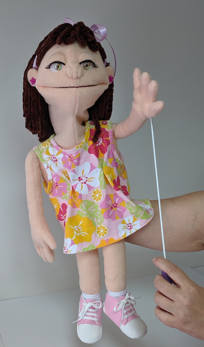 Professional Ventriloquist Puppet Funny Girl Puppet Custom Etsy