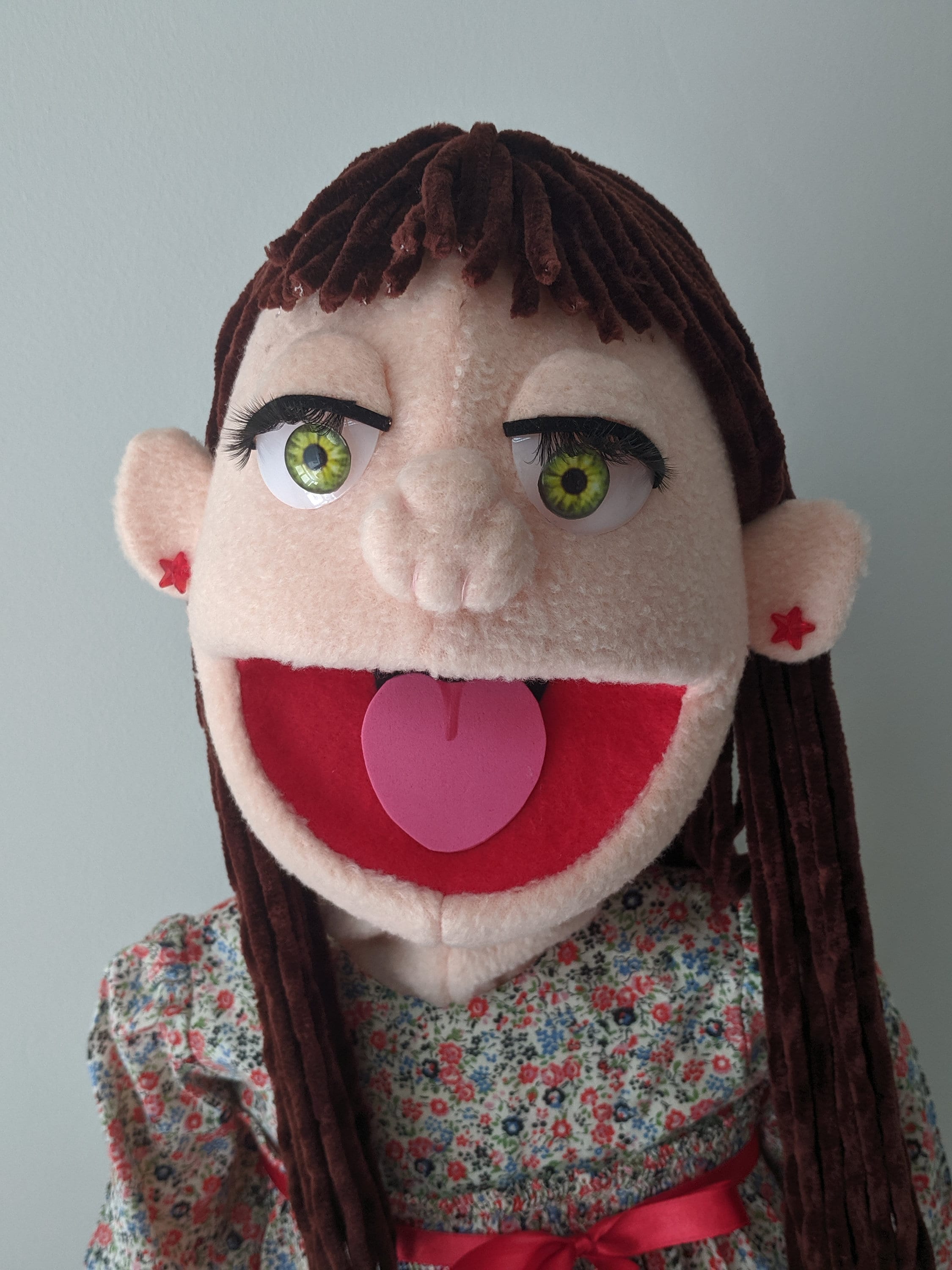 Professional Ventriloquist Puppet Funny Girl Puppet Custom Etsy