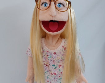 Custom Handmade Girl Puppet by Your Design or Photo 