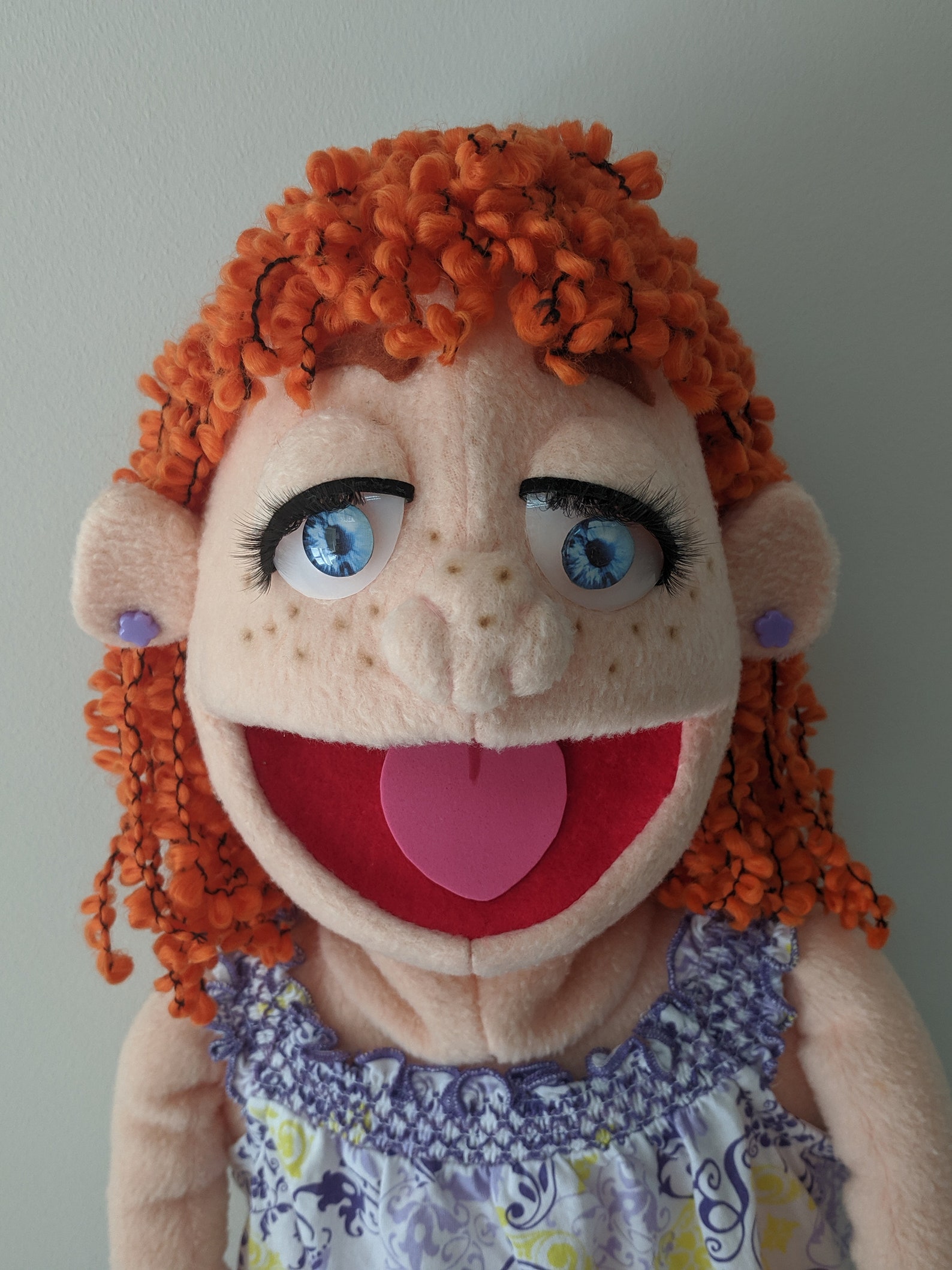 Professional Ventriloquist Puppets Twins Red Hair Girl And Etsy