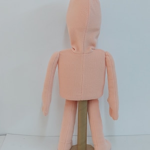 Full Body Puppet waaraan u functies toevoegt, professionele stijl Hand Rod BLANK Puppet, Buikspreker Puppet afbeelding 4