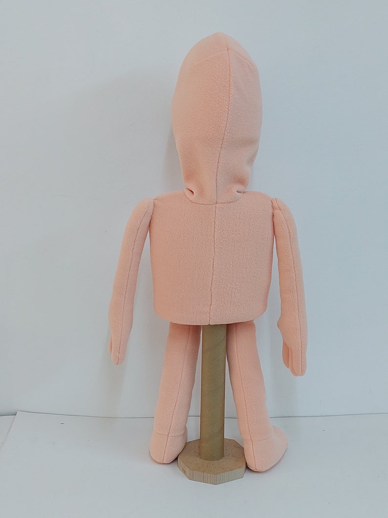 Full Body Puppet You Add Features To, Professional Style Hand Rod BLANK Puppet, Ventriloquist Puppet image 4