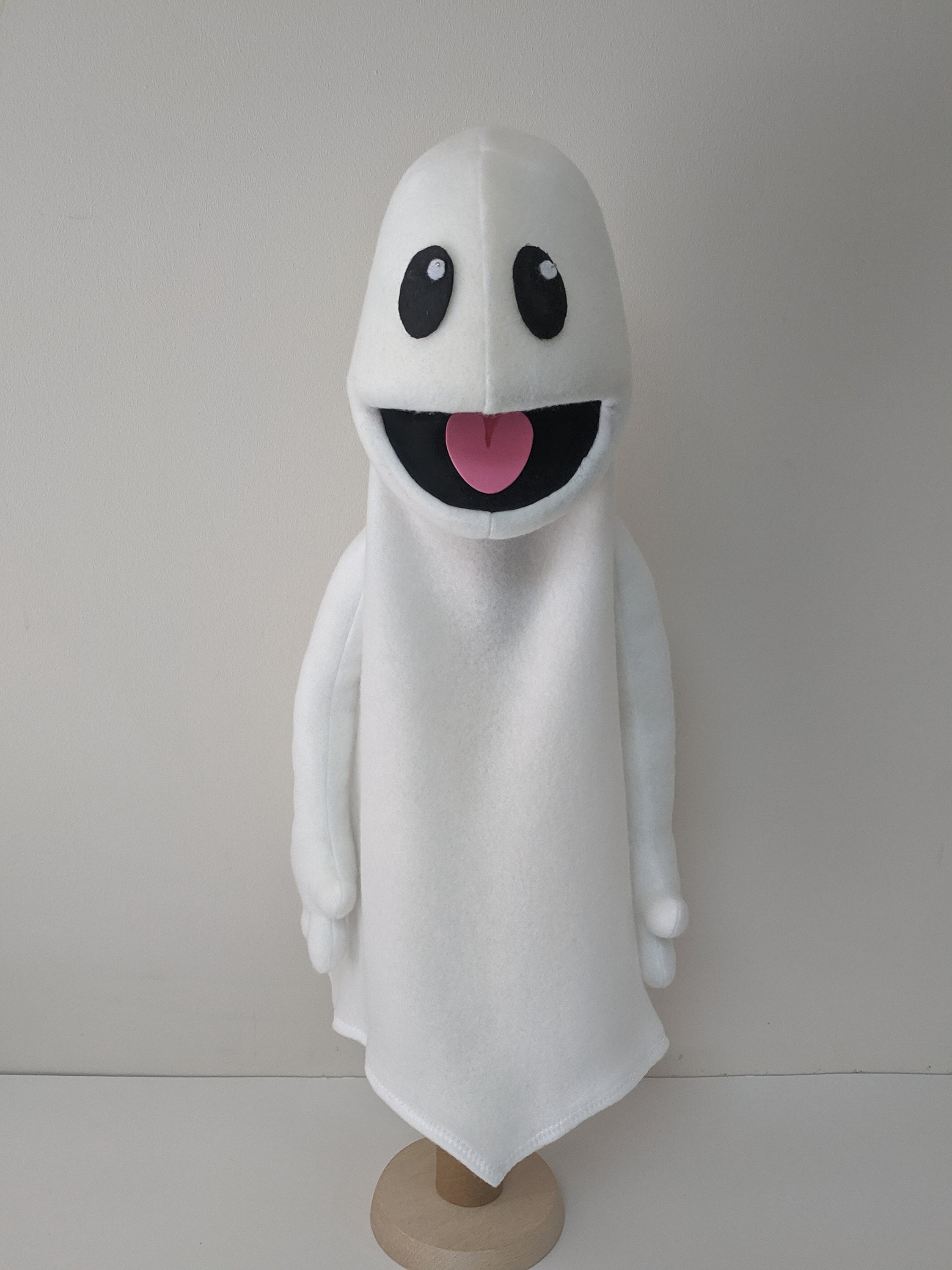 Ghost Ventriloquist Puppet, Funny Puppet, Professional Style Hand Rod Puppet