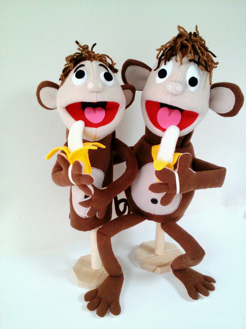 Monkey Ventriloquist Puppet Funny Full Body Puppet Etsy
