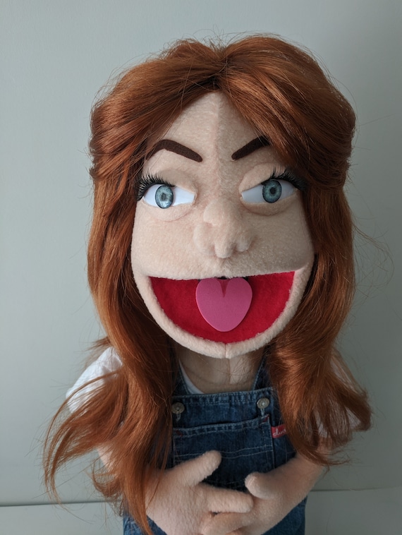 Marionnette personnalisée faite à la main par votre design ou photo,  Marionnette ventriloque professionnelle -  France