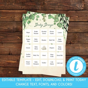 Editable Baby Shower Bingo Cards Vintage Peter Pan Baby Shower Neverland Baby Bingo Game Baby Shower Games Baby Shower Bingo Template