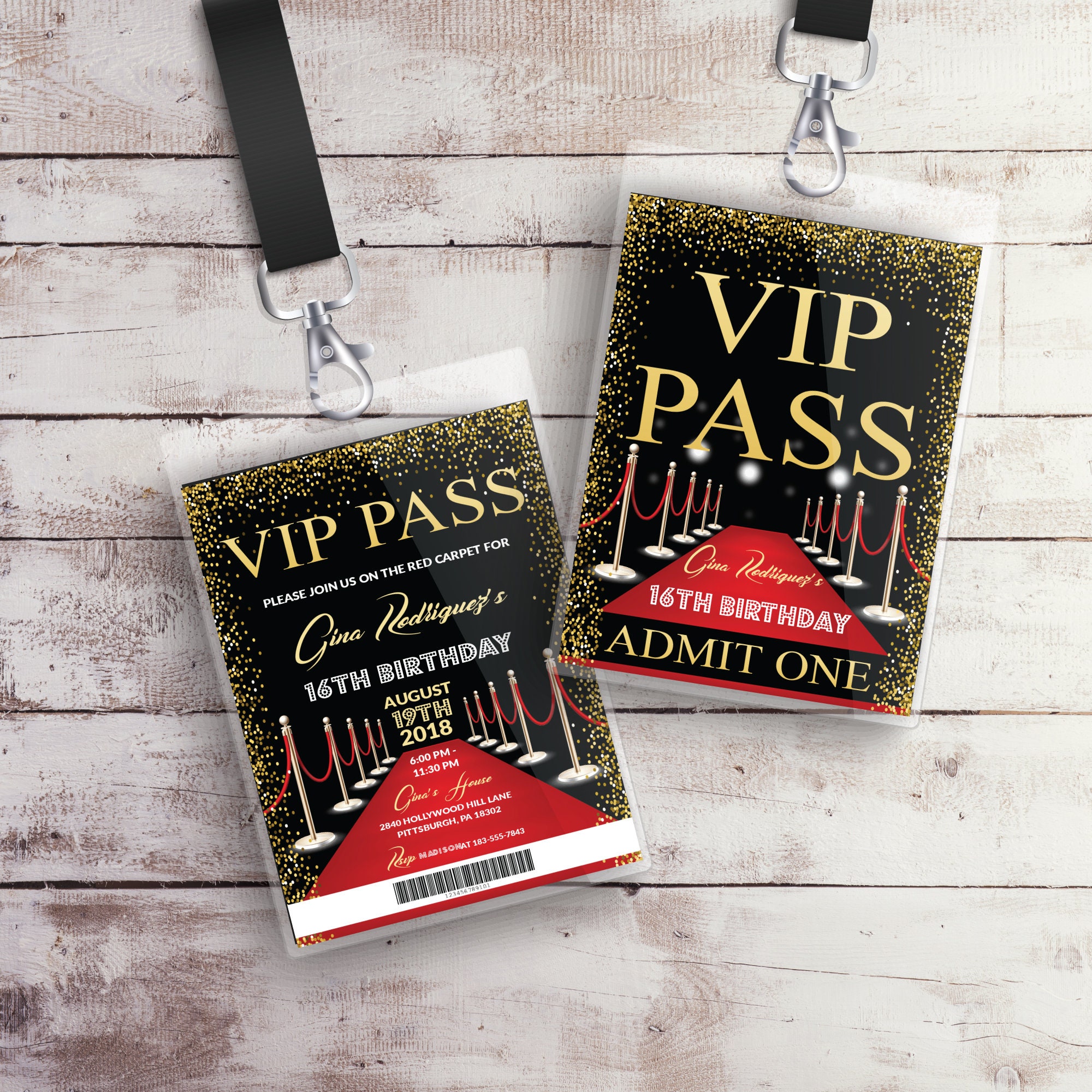 Editable VIP Pass Birthday Invitation Lanyard Insert Hollywood Birthday Invite Red Carpet Sweet 16 Invitation Hollywood Party Template - Etsy editable-vip-pass-birthday-invitation-lanyard-insert-hollywood-birthday-invite-red-carpet-sweet-16-invitation-hollywood-party-template-etsy