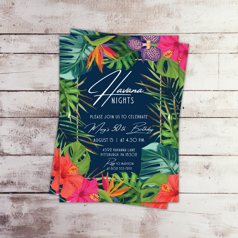 havana-nights-invitation-havana-nights-adult-birthday-invite-etsy