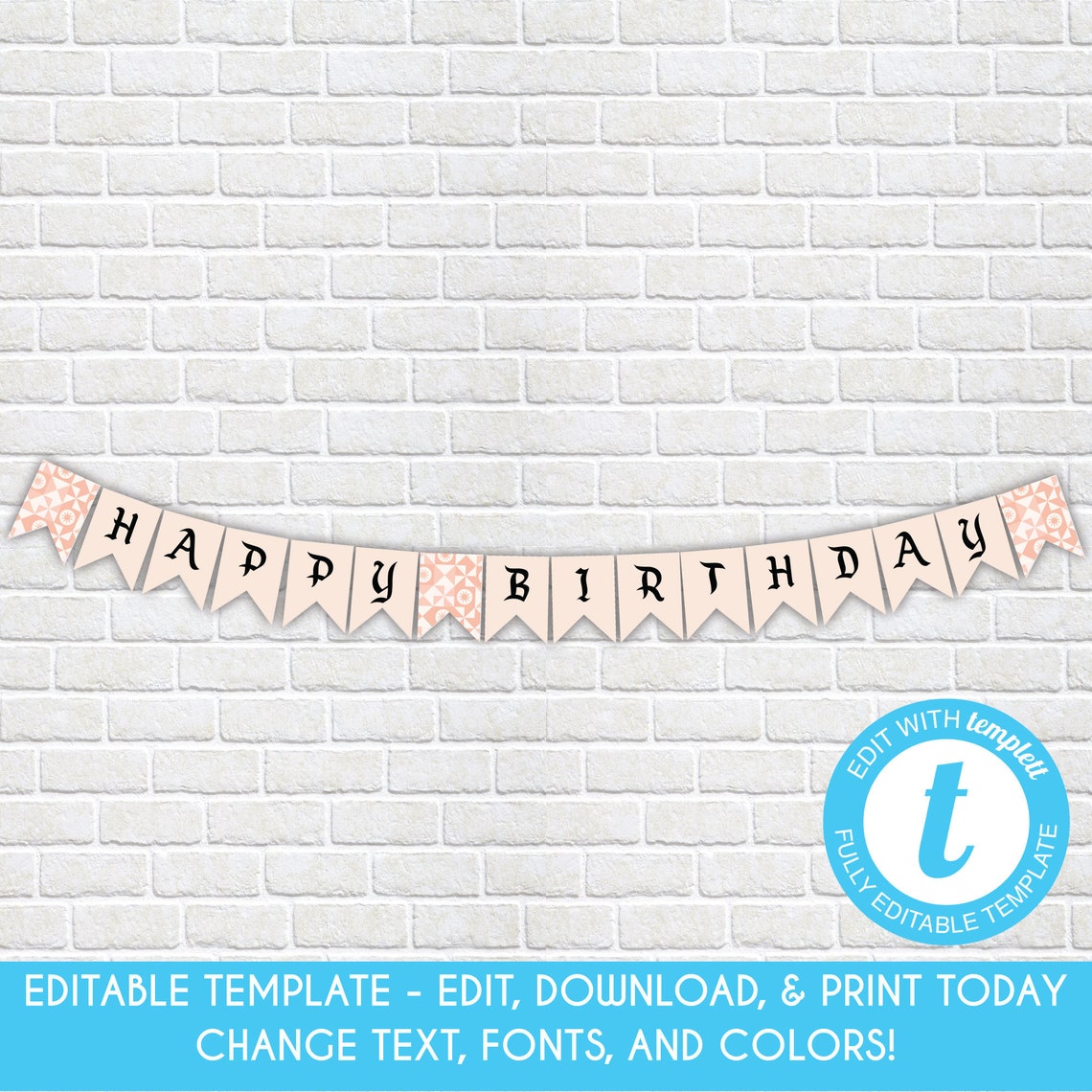 EDITABLE Vintage Disneyland Birthday Banner Vintage Disney | Etsy