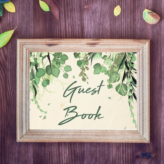 Instant Download Peter Pan Guest Book Sign 8x10 Neverland Etsy
